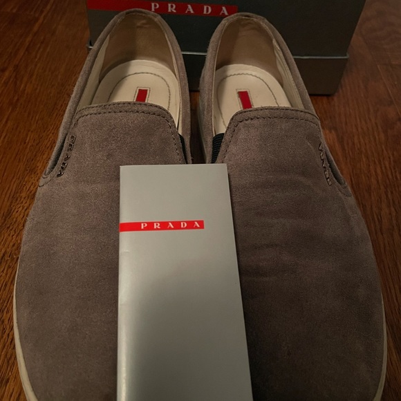 Prada Suede Slip Ons - Picture 5 of 6